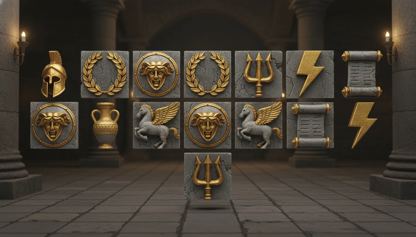Medusa slot game bonus feature screen