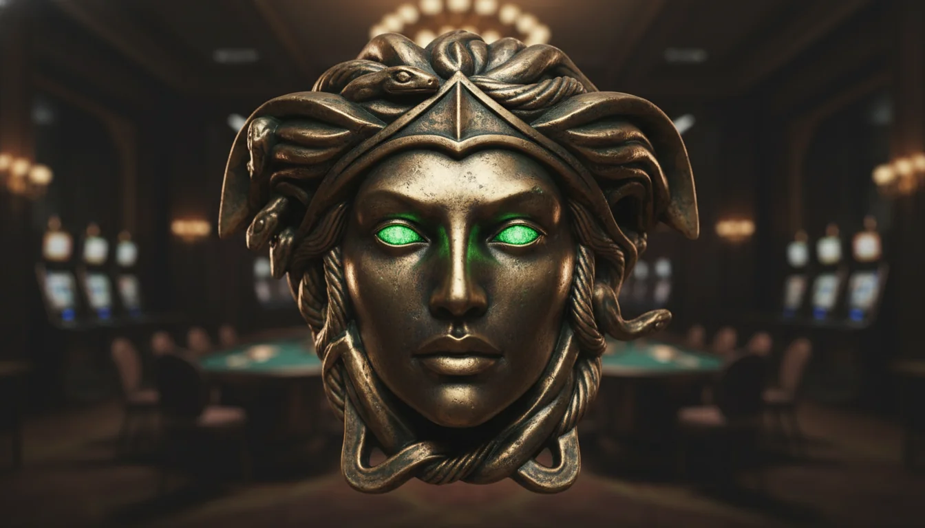Story of Medusa slot game reels and symbols